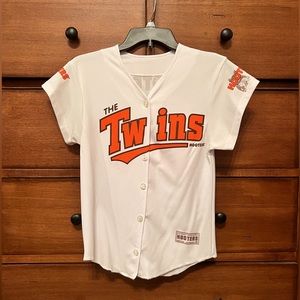 Hooters Las Vegas The Twins baseball jersey style shirt